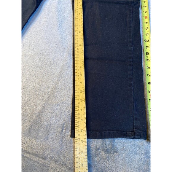 Gloria Vanderbilt Size 14 Short Black Denim Jeans Like NEW - Picture 5 of 9